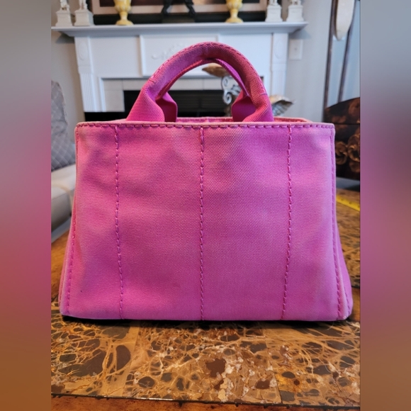 Prada Canapa Pink handbag - Picture 2 of 9